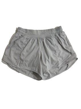 Lululemon Hotty Hot Short II *Long 4" White Size 4